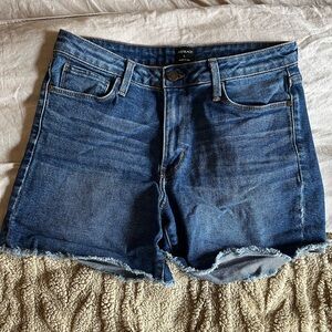 Just black Jean shorts size L